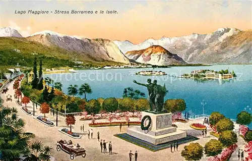 AK / Ansichtskarte Stresa Lago Maggiore Stresa Borromeo e le Isole