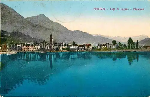 AK / Ansichtskarte Porlezza Lago di Lugano Ansicht vom Luganersee aus