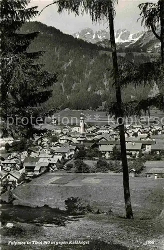 AK / Ansichtskarte Fulpmes Tirol Panorama Blick gegen Kalkkoegel Stubaier Alpen Kat. Fulpmes