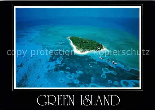 AK / Ansichtskarte Cairns Australia Green Island Great Barrier Reef aerial view Kat. Cairns