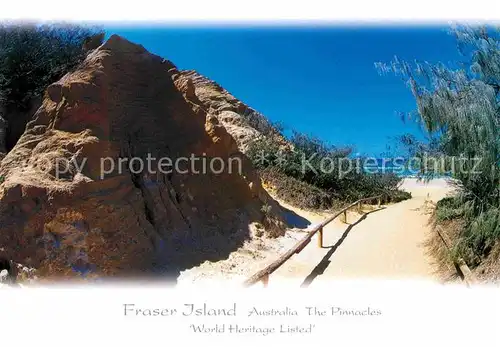 AK / Ansichtskarte Fraser Island The Pinnacles Weg zum Strand