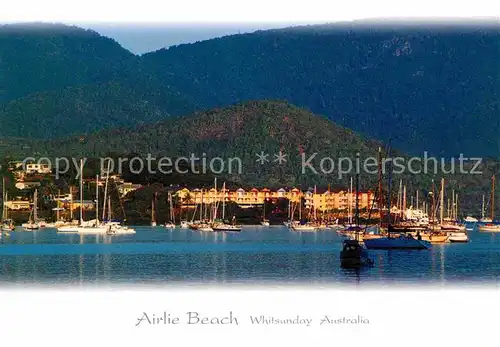 AK / Ansichtskarte Whitsunday Island Airlie Beach Harbour Boats