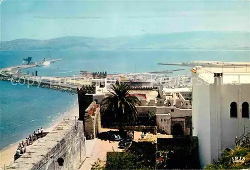 AK / Ansichtskarte Tanger Tangier Tangiers La Baie vue du Restaurant Le Detroit Riad Sultan Kasbah Kat. Marokko