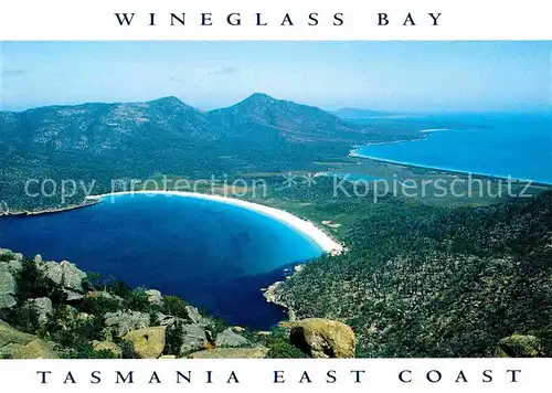 AK / Ansichtskarte Wineglass Bay and the Freycinet Peninsula