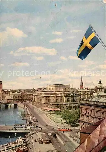 AK / Ansichtskarte Stockholm Kungl Operan och Karl XII torg Royal Operahouse Kat. Stockholm