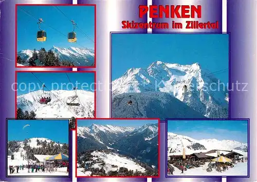 AK / Ansichtskarte Mayrhofen Zillertal Skizentrum Penken Wintersportplatz Zillertaler Alpen Kat. Mayrhofen