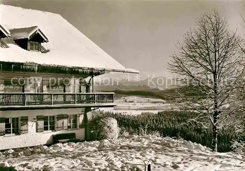 AK / Ansichtskarte Isny Allgaeu Berghotel Jaegerhof Kat. Isny im Allgaeu