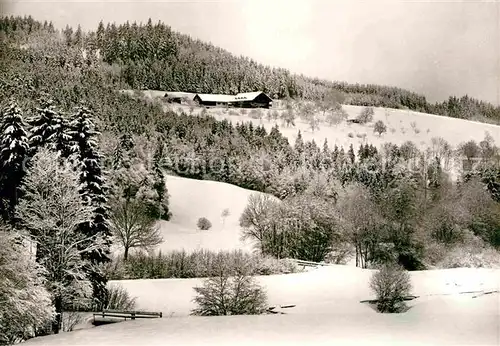 AK / Ansichtskarte Isny Allgaeu Berghotel Jaegerhof Kat. Isny im Allgaeu