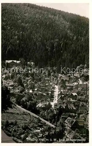 AK / Ansichtskarte Triberg Schwarzwald Totalansicht Kat. Triberg im Schwarzwald