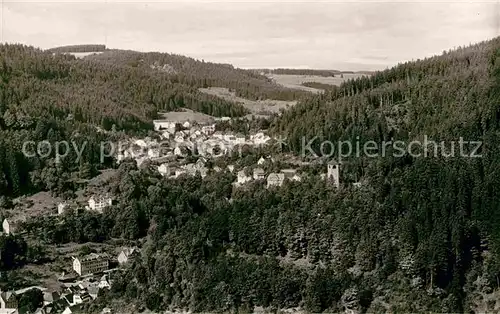 AK / Ansichtskarte Triberg Schwarzwald Panorama Kat. Triberg im Schwarzwald