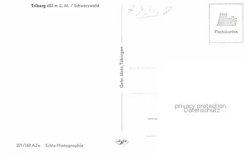 AK / Ansichtskarte Triberg Schwarzwald Teilansicht Kat. Triberg im Schwarzwald