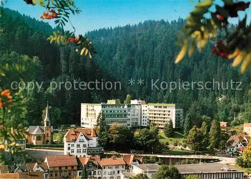 AK / Ansichtskarte Triberg Schwarzwald Klinik Hohenstein Kat. Triberg im Schwarzwald