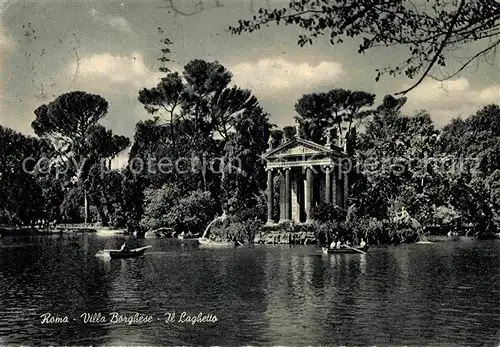 AK / Ansichtskarte Roma Rom Villa Borghese Little lake See Kat. 