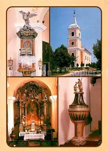 AK / Ansichtskarte Zamardi Roemisch katholische Kirche Altar  Kat. Zamardi Balaton Plattensee