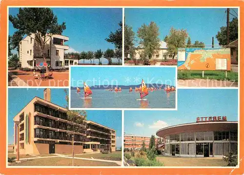 AK / Ansichtskarte Zamardi Ferienanlage am Plattensee Hotel Restaurant Segeln Kat. Zamardi Balaton Plattensee