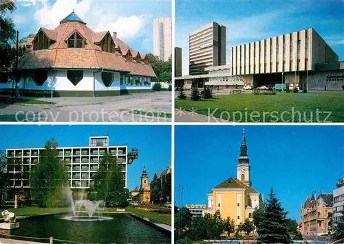 AK / Ansichtskarte Kecskemet Gebaeude Hochhaus Architektur Kirche Kat. Kecskemet