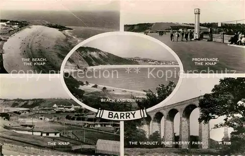 AK / Ansichtskarte Barry Beach Knap Promenade Viaduct Porthkerry Park Kat. Barry