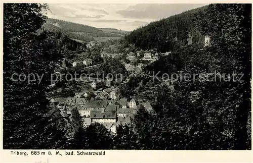 AK / Ansichtskarte Triberg Schwarzwald Teilansicht Kat. Triberg im Schwarzwald
