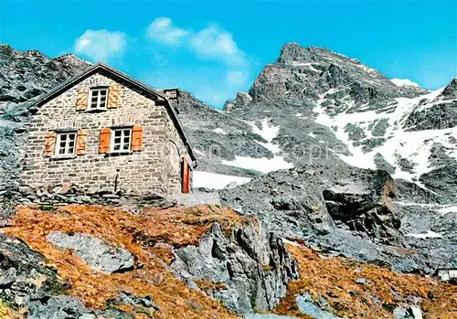 AK / Ansichtskarte Cabane du Valsorey vue sur le Grand Combin Schutzhaus Walliser Alpen