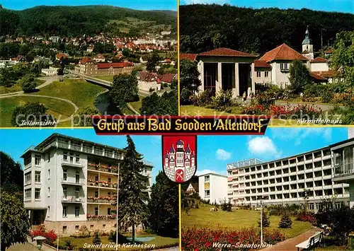 AK / Ansichtskarte Bad Sooden Allendorf Kurmitelhaus Werra Sanatorium Sanatorium Kurhessen  Kat. Bad Sooden Allendorf