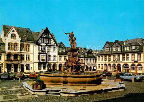AK / Ansichtskarte Weilburg Lahn Marktplatz Brunnen