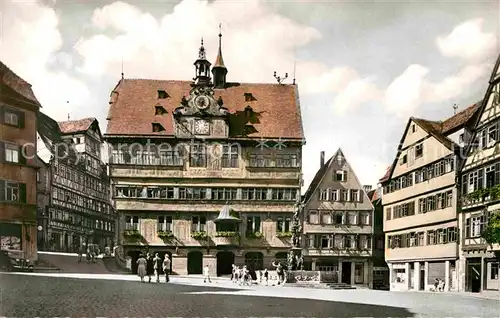 AK / Ansichtskarte Tuebingen Marktplatz Kat. Tuebingen