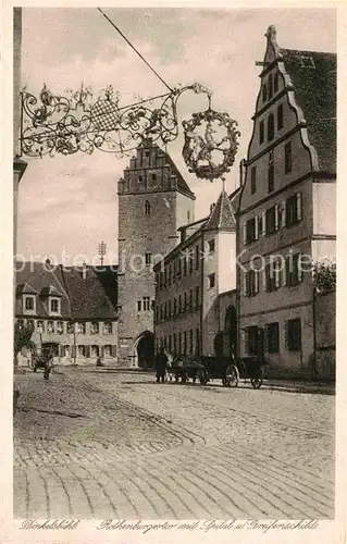 AK / Ansichtskarte Dinkelsbuehl Rothenburgertor  Kat. Dinkelsbuehl