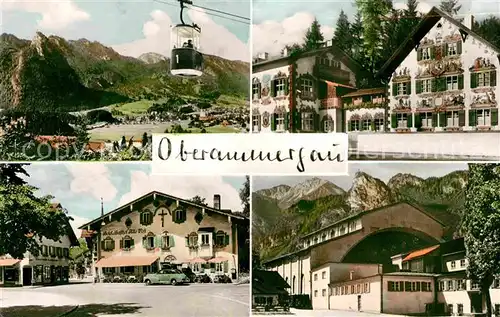 AK / Ansichtskarte Oberammergau Laberbergbahn Haensel und Graetl Heim Hotel Alte Post Kat. Oberammergau