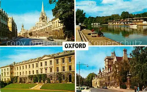 AK / Ansichtskarte Oxford Oxfordshire Kirche Universitaet Isis College Kat. Oxford