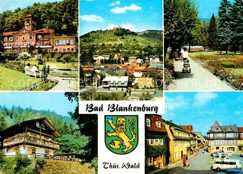 AK / Ansichtskarte Bad Blankenburg Parkanlagen Schwarza Schweizerhaus  Schwarzatal Markt Kat. Bad Blankenburg