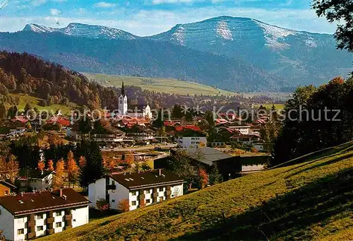 AK / Ansichtskarte Oberstaufen Rindalphorn Hochgrat Kat. Oberstaufen