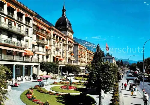 AK / Ansichtskarte Interlaken BE Hoeheweg Grand Hotels Victoria Jungfrau Kat. Interlaken