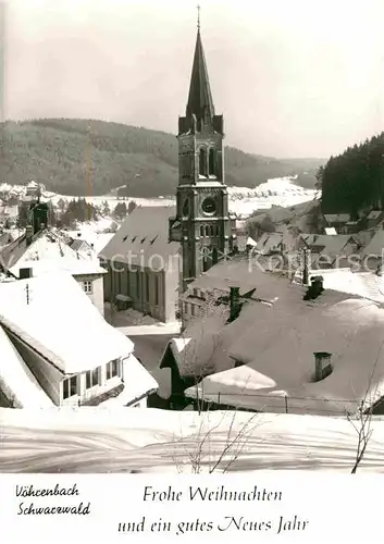 AK / Ansichtskarte Voehrenbach Dorfmotiv mit Kirche Kat. Voehrenbach