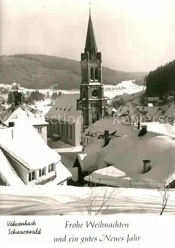 AK / Ansichtskarte Voehrenbach Dorfmotiv mit Kirche Kat. Voehrenbach