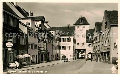 AK / Ansichtskarte Meersburg Bodensee Unterstadt Tor Kat. Meersburg