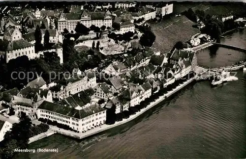 AK / Ansichtskarte Meersburg Bodensee Fliegeraufnahme Kat. Meersburg