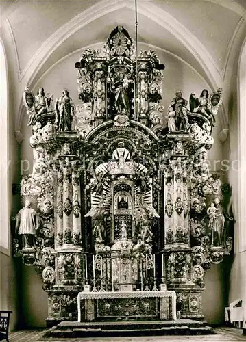 AK / Ansichtskarte Triberg Schwarzwald Wallfahrtskirche Maria in der Tanne Altar Kat. Triberg im Schwarzwald