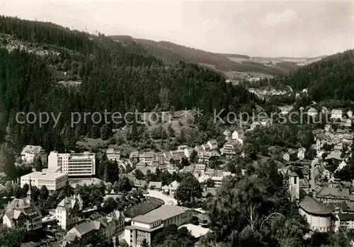 AK / Ansichtskarte Triberg Schwarzwald Stadtblick Kat. Triberg im Schwarzwald