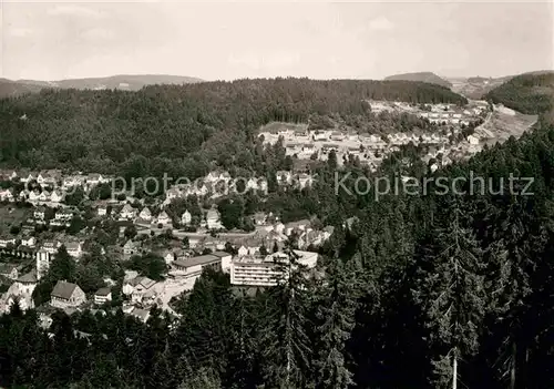 AK / Ansichtskarte Triberg Schwarzwald Panorama Kat. Triberg im Schwarzwald