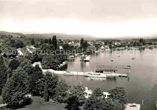 AK / Ansichtskarte Bodman Bodensee Bootsanlegesteg