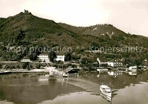 AK / Ansichtskarte Bodman Bodensee Hotel Linde am See mit Sommerhaus Faehre