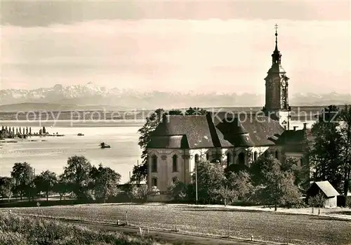 AK / Ansichtskarte Birnau Bodensee Wallfahrtskirche und Cistercienserkloster Kat. Uhldingen Muehlhofen