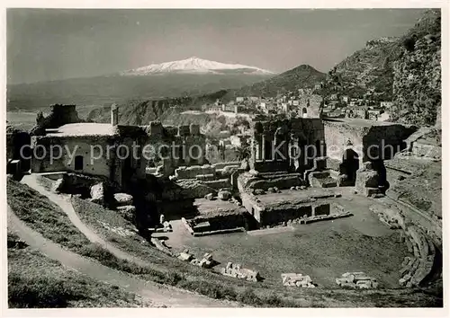 AK / Ansichtskarte Taormina Sizilien Teatro Greco Romano Kat. 