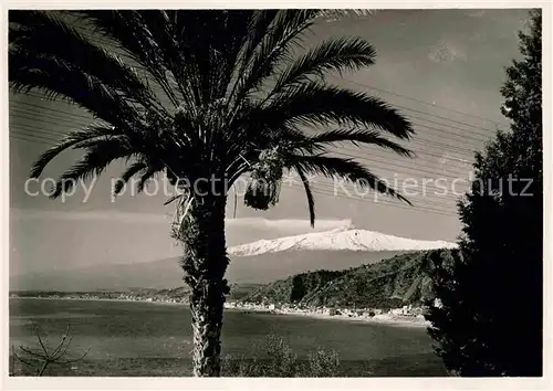 AK / Ansichtskarte Taormina Sizilien La rada e L`Etna Kat. 