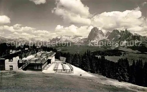 AK / Ansichtskarte Sassolungo Langkofel Restaurant Stazione Funivia  Kat. Dolomiten