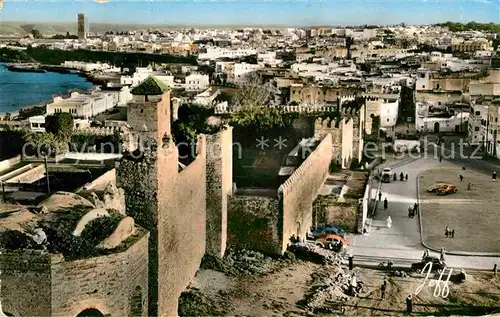 AK / Ansichtskarte Rabat Marokko Les Oudaias et vue sur la tour Hassan Kat. Marocco