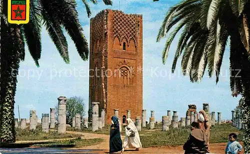 AK / Ansichtskarte Rabat Marokko La Tour Hassan Turm Kat. Marocco