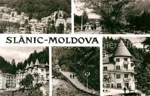 AK / Ansichtskarte Slanic Moldova Teilansichten Kurort Kat. Rumaenien