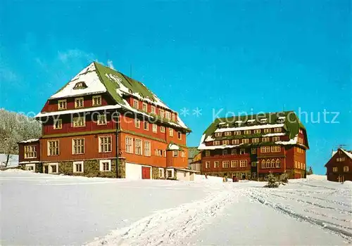 AK / Ansichtskarte Mala Upa Zotavovny ROH Hotel a Druzba Krkonose Riesengebirge Kat. Kleinaupa