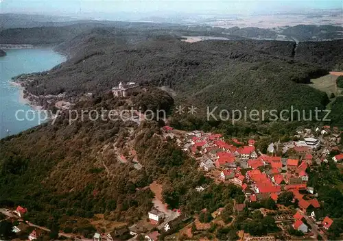 AK / Ansichtskarte Edersee Edertalsperre Schloss Waldeck Fliegeraufnahme Kat. Edertal